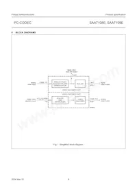 SAA7109E/V1 Datasheet Pagina 6