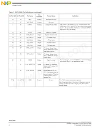 SGTL5000XNAA3R2 Datasheet Pagina 4