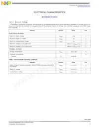 SGTL5000XNAA3R2 Datasheet Pagina 5