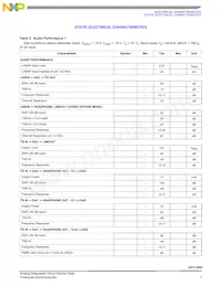 SGTL5000XNAA3R2 Datasheet Pagina 7