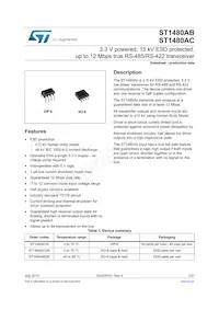 ST1480ACDR Datasheet Cover