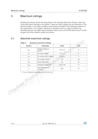 ST3DV520QTR Datasheet Page 4
