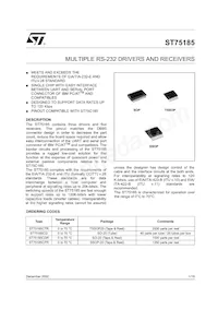 ST75185CPR Datasheet Cover