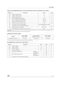 ST75185CPR Datasheet Page 3