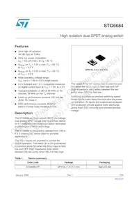 STG6684QTR Datasheet Copertura