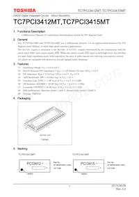 TC7PCI3412MT數據表 封面