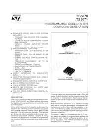 TSX5070FN013TR Datenblatt Cover