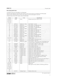 WM5102ECS/R Datasheet Pagina 8
