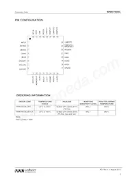 WM8750CBLGEFL/R Datasheet Pagina 3