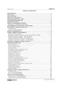 WM8753CLGEFL/RV Datasheet Pagina 2