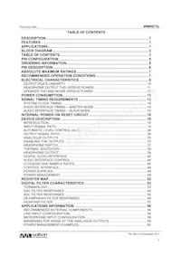 WM8973CLGEFL/RV Datasheet Pagina 3