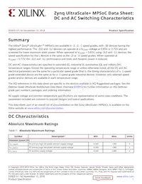 XCZU19EG-3FFVD1760E Datasheet Cover