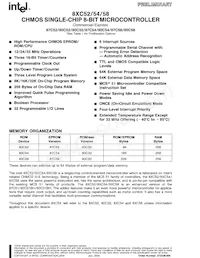 AN87C54F8 Datasheet Copertura