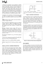 AN87C54F8 Datasheet Pagina 5