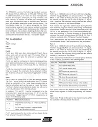 AT89C55-24JC Datasheet Pagina 3