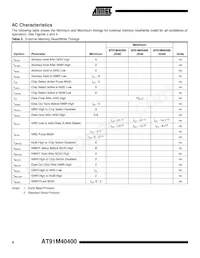 AT91M40400-33AC Datenblatt Seite 6