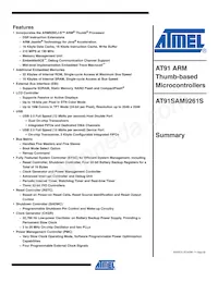 AT91SAM9261SB-CU Datasheet Cover