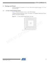 AT91SAM9261SB-CU Datasheet Page 9