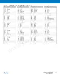 AT91SAM9G45B-CU-999 Datasheet Pagina 13