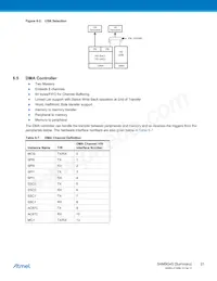 AT91SAM9G45B-CU-999 Datenblatt Seite 21