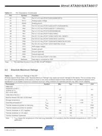 ATA6617-P3QW Datasheet Pagina 3