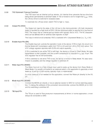 ATA6617-P3QW Datasheet Pagina 7