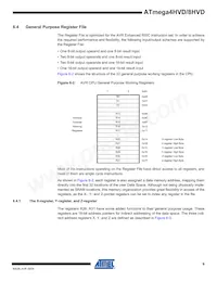 ATMEGA4HVD-4MX數據表 頁面 9