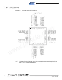 ATMEGA644P-A15AZ Datasheet Pagina 2