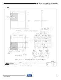 ATMEGA644P-A15AZ Datasheet Pagina 17