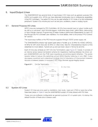 ATSAM3SD8CA-CU Datenblatt Seite 21