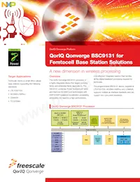 BSC9131NXN1KHKB Datasheet Copertura