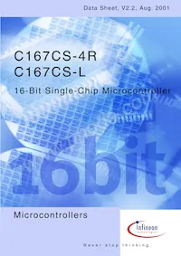 C167CSL40MCABXUMA2 Datenblatt Cover
