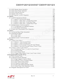 C8051F133 Datenblatt Seite 7