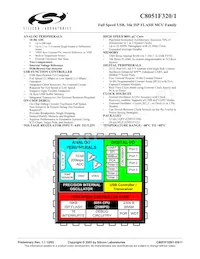 C8051F321 Datasheet Copertura