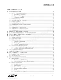 C8051F321 Datasheet Pagina 3