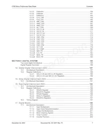 CY8C24423-24PVIT Datasheet Pagina 7