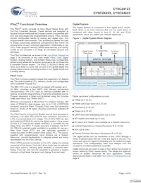 CY8C24423-24SIT Datasheet Pagina 2