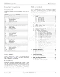 CY8C27643-24LFXIT Datasheet Pagina 7