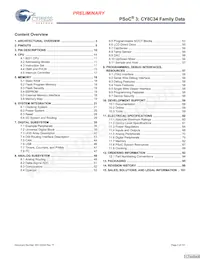 CY8C3446PVI-092 Datasheet Pagina 2