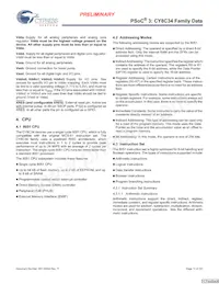 CY8C3446PVI-092 Datasheet Page 11