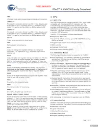 CY8C3866PVI-069 Datasheet Pagina 11