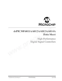 DSPIC30F6012AT-20E/PF Datasheet Cover