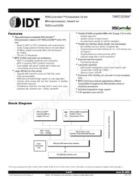 IDT79RC32V364-133DAG Datenblatt Cover