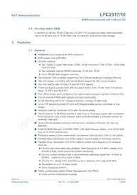 LPC2919FBD144/01/ Datenblatt Seite 3