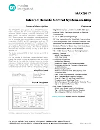 MAXQ617V-L000+UW Datenblatt Cover