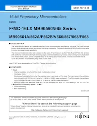 MB90562APMC-GS-454E1 Datasheet Pagina 2