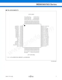 MB90562APMC-GS-454E1 Datasheet Pagina 8
