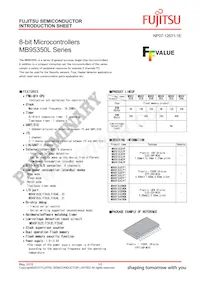 MB95F354EPF-G-SNE2 Datasheet Copertura