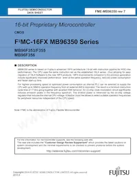 MB96F356RWBPMC-GSE2數據表 封面