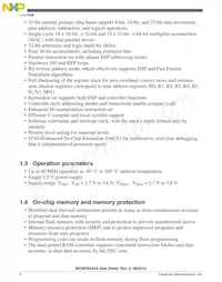 MC56F84462VLH Datasheet Pagina 6